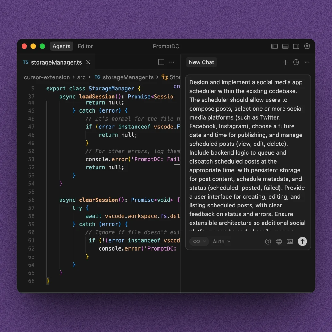 Cursor & other IDEs preview